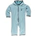 Outside Baby Girls Curly Windproof Fleece Bunting Turquoise 3-9 Months