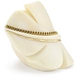 Citrine by the Stones Rei White And Brass Ring