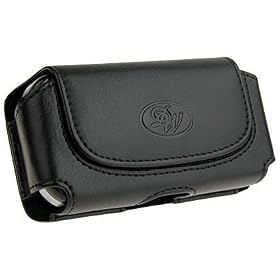Horizontal Leather Case with Belt Clip for Google G1 Android Smartphone
