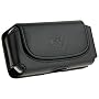 Horizontal Leather Case with Belt Clip for Google G1 Android Smartphone