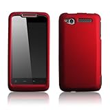Premium - HTC Merge/Lexikon 6325 Protex Red Rubber Feel Case (Carrier:Veriz ....