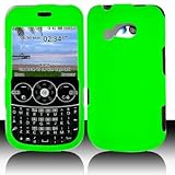 LG 900G for Stright Talk & Net 10 Accessory - Rubber Green Hard Case Procto ....