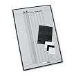 Magnetic In/Out Board, 36 Name Capacity, 24"x36", Gray