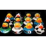 12 Race Car Rubber Ducks