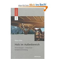 Holz im Au�enbereich: Anwendungen, Holzschutz, Schadensvermeidung (Bauhandbuch)