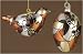 Pack of 6 Christmas Treasures Bird & Egg Glass Ornaments
