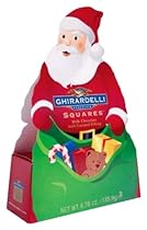 Ghirardelli Chocolate Squares, Milk Chocolate with Caramel Filling, 4.78-Ounce Santa Gift Boxes (Pack of 4)