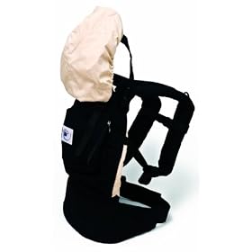 Ergo Baby Carrier Black with Camel Lining