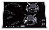 Rosieres - RGI 640 IN - Plaque de Cuisson Mixte - Int&eacute;grable - 56,9 cm - Noir et Inox