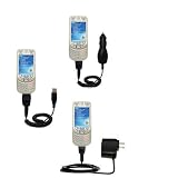 Deluxe Kit for the Audiovox PPC 6601 includes a USB cable with Car and Wall Charger - Gomadic Brand w/ TipExchange Technology