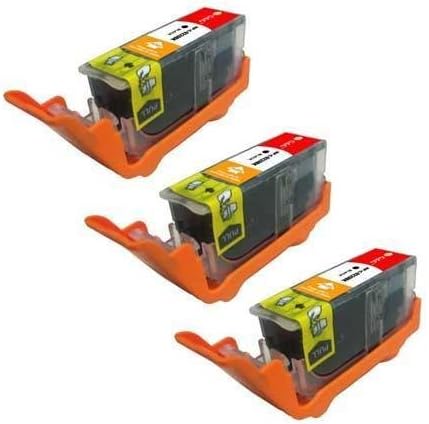 3 Pack Canon PGI-220, 2945B001 (PGI220BK) Black Compatible Inkjet/Ink Cartridde by wirelesspug