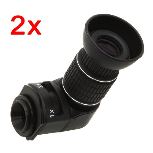 2 0x Zoom Right angle Viewfinder Screen Magnifier for Nikon Fx D700