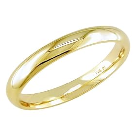 Men's 14K Yellow Gold Wedding Band