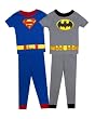 Superman - Batman Superhero Combo Pajamas for boys