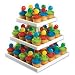 Styrofoam 3 Tier Cupcake Stand/Treat Tree