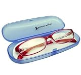 Disney ディズニー ミッキー 子供 女性用 PCメガネ ワインレッドケース付 ブルーライトカット UVカット 伊達メガネ 赤 wine red【並行輸入品】