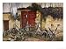 Casualties of War at the Gates of the Chateau of Plessis-De- Roye Art Styles Giclee Poster Print by Francois Flameng, 24x18