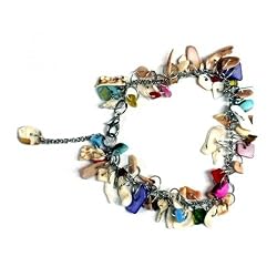 Pastel Colors Shell Charm Anklet