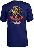 Powell-Peralta Caballero Dragon T-Shirt (Small, Navy)