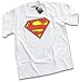 HotScamp Premium Superman Logo White Mens T-Shirt