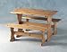 Kitchen & Housewares : Brand New And Boxed "Mexican" Distressed Pine Dinette Set With 2 Benches