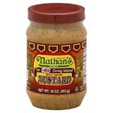 Sale Nathan's Famous The NEW Coney Island Spicy Brown Mustard - 16 oz by Nathans