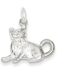 Sterling Silver Cat Charm