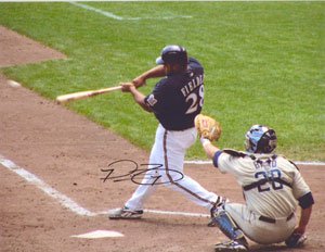 Prince Fielder Milwaukee Brewers Signed 8x10 Photo