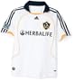 David Beckham LA Galaxy Youth Home Authentic Jersey (White/Collegiate Gold, Small)