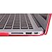 HDE MacBook Air 13 Case Solid Color Matte Plastic Slim Hard Shell Snap On Case with Keyboard Skin Fits Models A1369 / A1466 (Red)