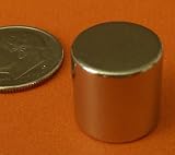 Applied Magnets - 4 Pieces of 1/2 X 1/2 Super Strong Rare Earth Neodymium Disc Magnets