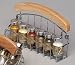 Kesper Gewürzregal Chr./Holz 6 Gewürze