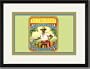 Black Framed/Matted Print 17x23, El Trabajo - Tobacos Esquisitos