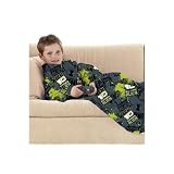 Junior Super Soft Snuggle Fleece Blanket Ben 10 Design