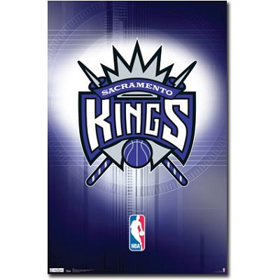 (22x34) Sacramento Kings Logo Sports Poster Print