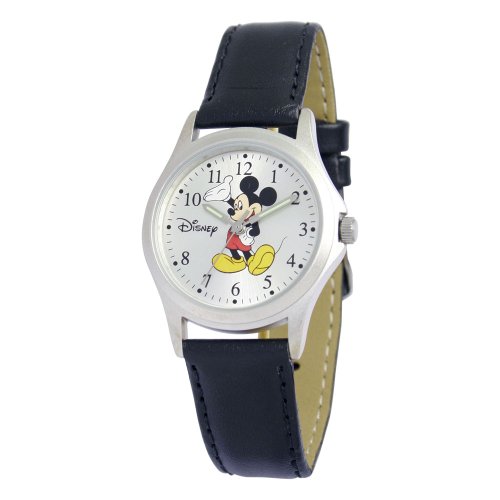 Ewatchfactory Women's 5096740018 Disney Mickey Mouse Silver Sunray Dial Watch