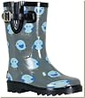 Chooka - Kid's Fat Bird Dots Rain Boots