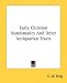 Early Christian Numismatics And Other Antiquarian Tracts