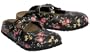 New Birkenstock Dorian Flowers Blk Ladies 36 N 5 $100