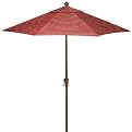 7.5' Sunbrella Market Umbrella - Wood Grain