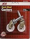 SHEPHERD HARDWARE 51125 ACE SWIVEL BEARING FURNITURE CASTER(PACK OF 6)