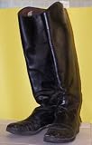 Black Leather Tall Boots Sz.9