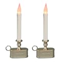 Brite 2 B/O 1Tier Led Candlier Pewter Base