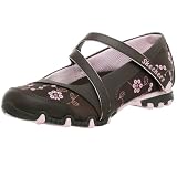 Skechers Little Kid/Big Kid Bikers - Leisures Fashion Sneaker,Chocolate/Pink,4 M US Big Kid