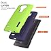 LG G4 Case, TOTU G4 Case [Durable Series] Protective Grip Cover [Drop Protection] Tough Hard Shock-Resistant Hybrid Cover Dual Layer Armor Defender Case for LG G4 - Green/Blue