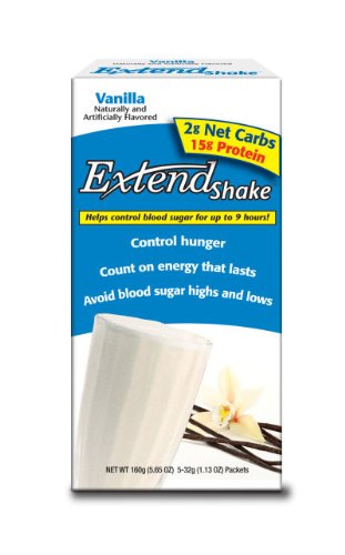 ExtendShake, Vanilla, 5-Count Servings (Pack of 2)