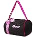 1 Perfect Choice Girl's Dance Duffle Bag, Kids Totes Bag, Quilted Ribbon Polka Dots Black