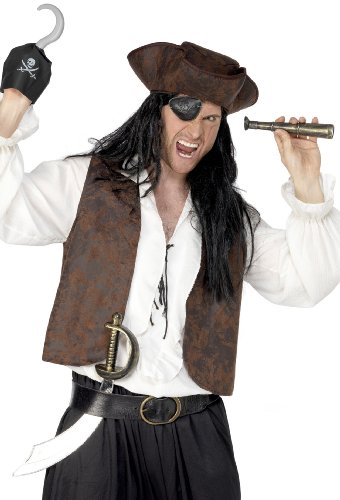 Costume Fanciulla Pirata Smiffys - Abito, Pantaloni E Bandoliera, Taglia Unica Per Adulti