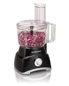 Hamilton Beach 70740 8-Cup Food Processor, Black