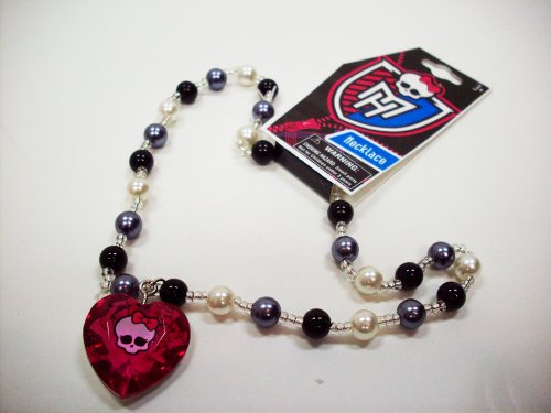 Monster High Pearl Necklace with Heart Charm - Assorted Styles